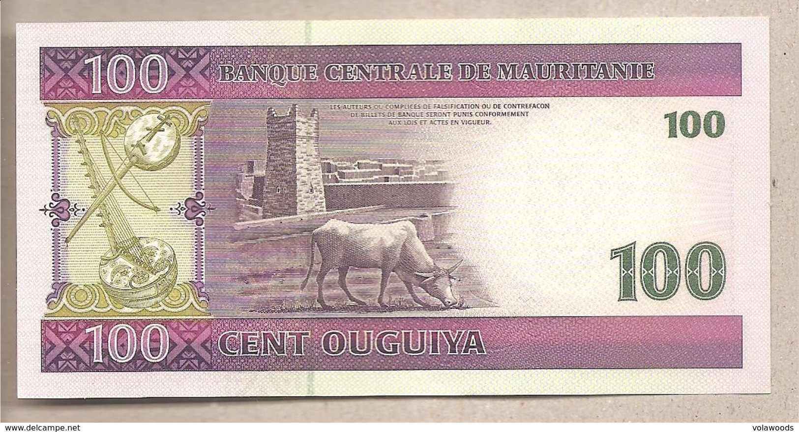 Mauritania - Banconota Non Circolata FdS Da 100 Ouguiya P-10b - 2006 #18 - Mauritania