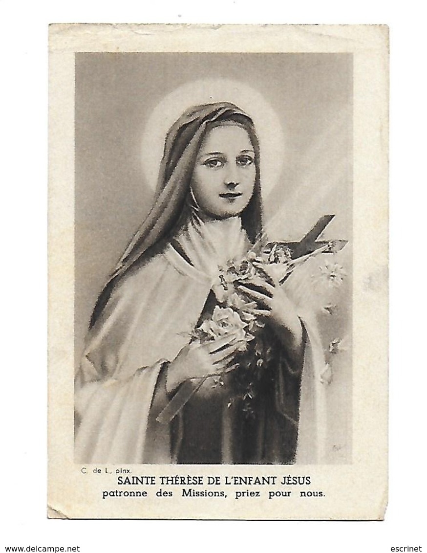 Sainte Thérèse De L'enfant Jésus - Devotieprenten