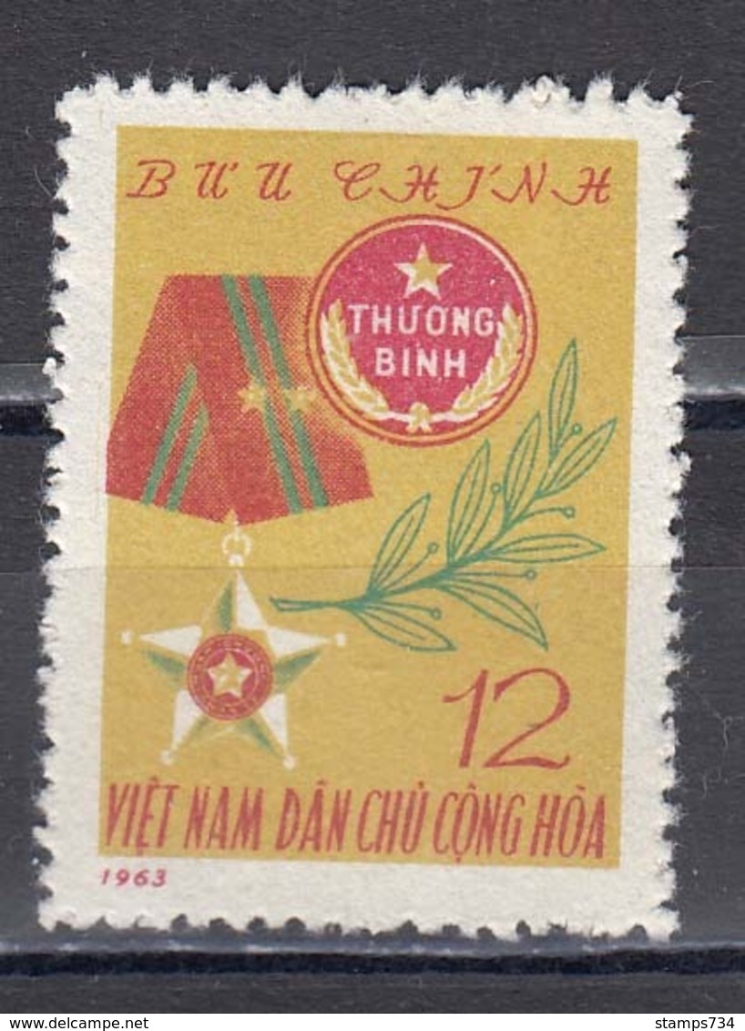 Vietnam Nord 1963 - For War Invalids, Mi-Nr. Portofrei 7, MNH** - Vietnam