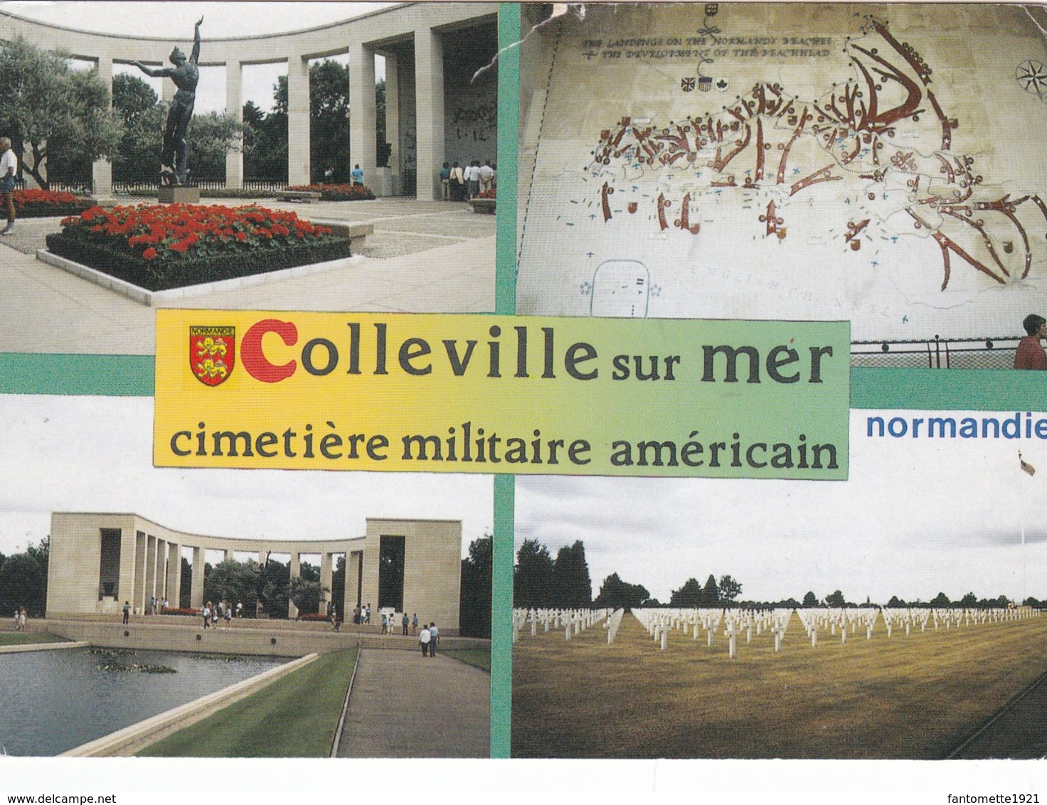 COLLEVILLE SUR MER CIMETIERE MILITAIRE AMERICAIN (dil415) - Otros & Sin Clasificación