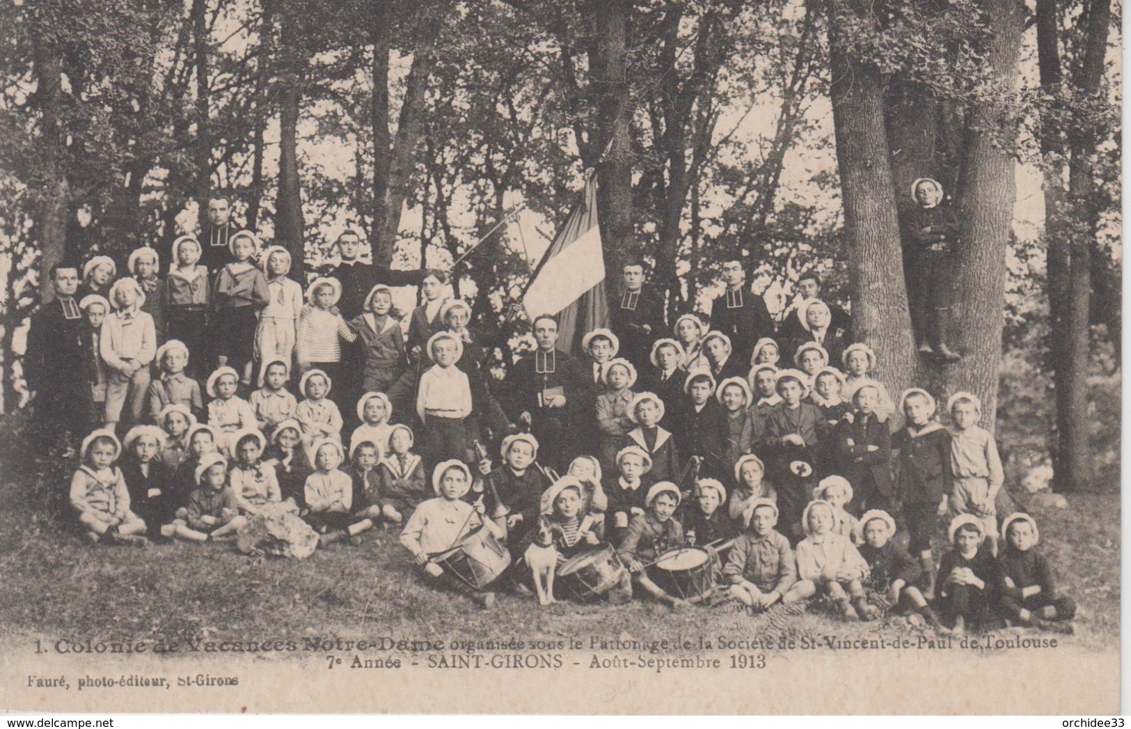 CPA Saint-Girons - Colonie De Vacances N.-D. Organisée Sous Le Patronage De La Société De St-Vincent-de-Paul De Toulouse - Saint Girons