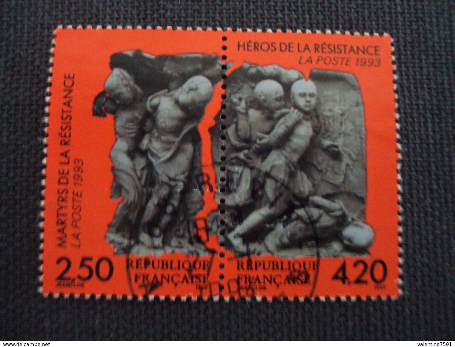 1990-99 Timbre Oblitéré N° 2813a     "  Martyrs De La Résistance      "    Net     3 Euros - Used Stamps