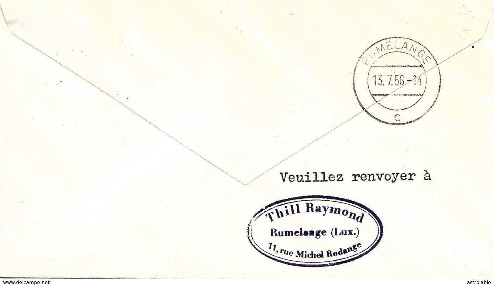 Wien-New York Premier Vol 1956 Sur Lettre, First Flight Cover. Voir 2 Scan - Lettres & Documents