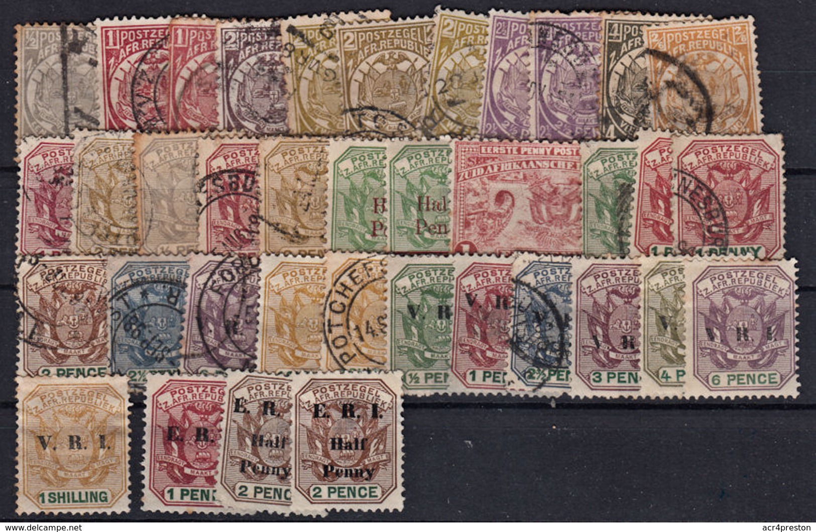 A5437 TRANSVAAL,  Small Lot Of 35+ Stamps - Transvaal (1870-1909)