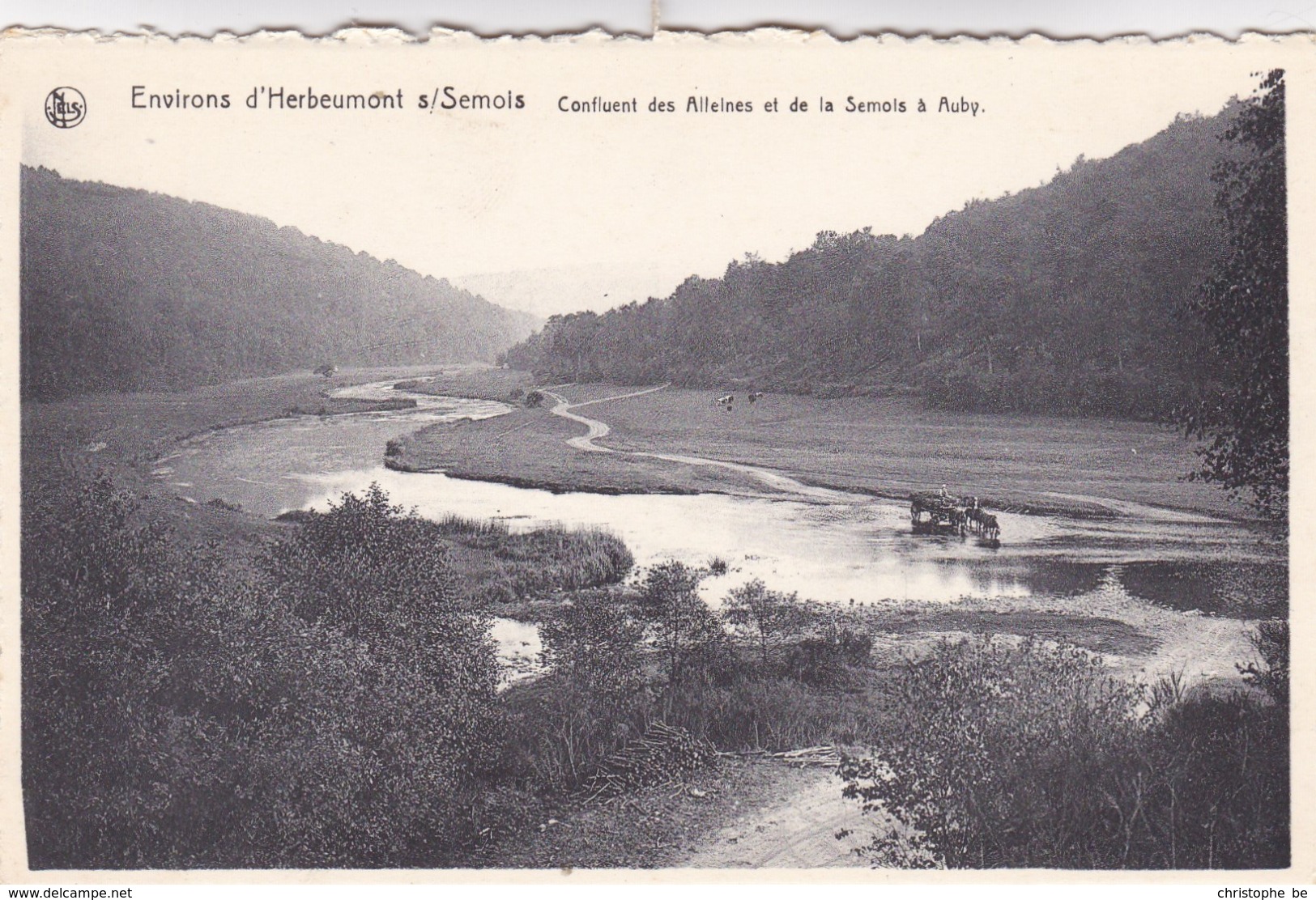 Environs D'Herbeumont S Semois, Confluent Des Allelneset De La Semois A Auby (pk64583) - Herbeumont