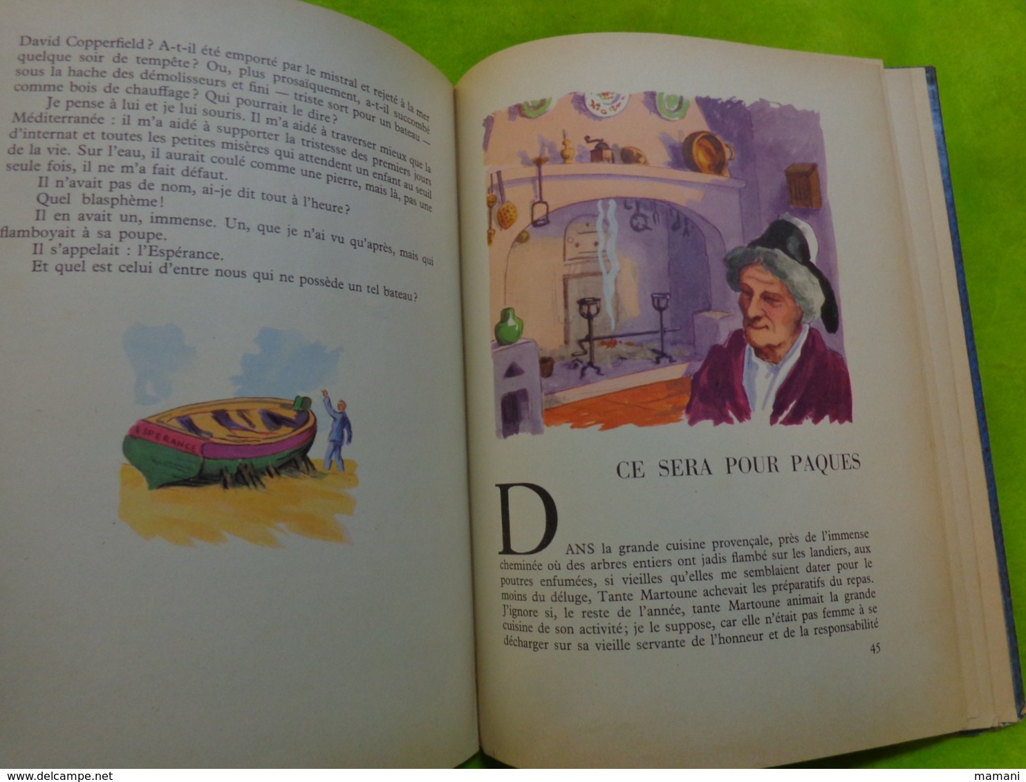 au pays de Magali -charles de richter contes -illustr. pierre rousseau-1953- bibliotheque rouge et bleue
