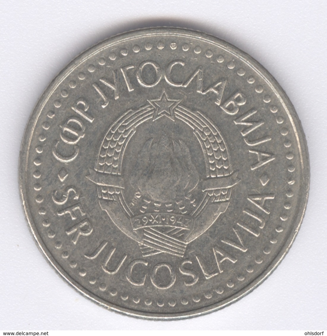 YUGOSLAVIA 1985: 50 Dinara, KM 113 - Yugoslavia