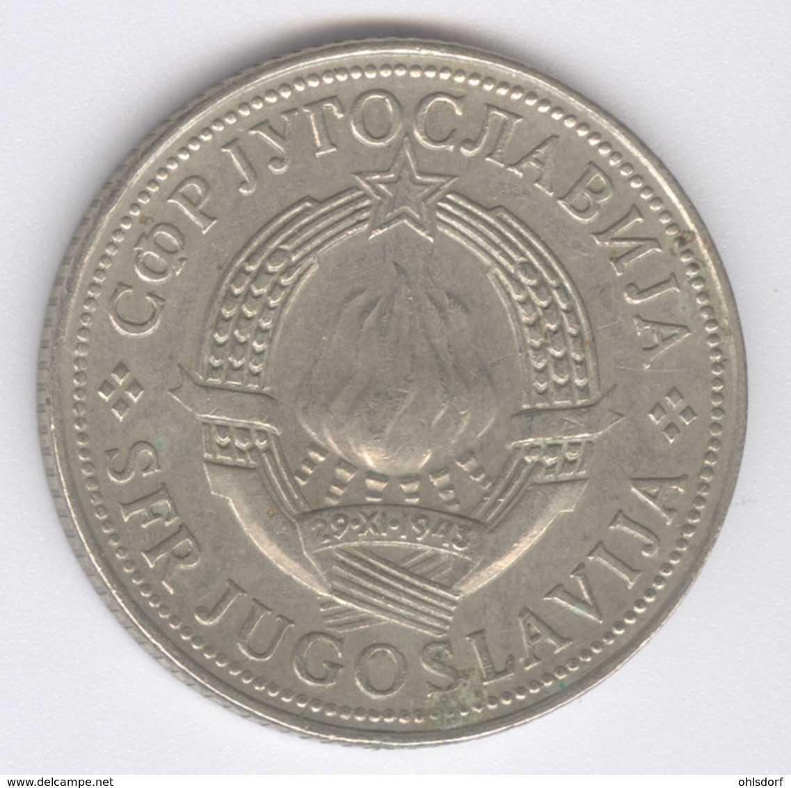 YUGOSLAVIA 1978: 10 Dinara, KM 62 - Yugoslavia