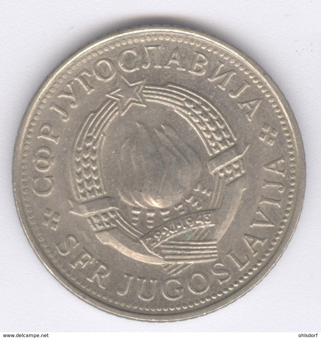 YUGOSLAVIA 1977: 5 Dinara, KM 58 - Yugoslavia