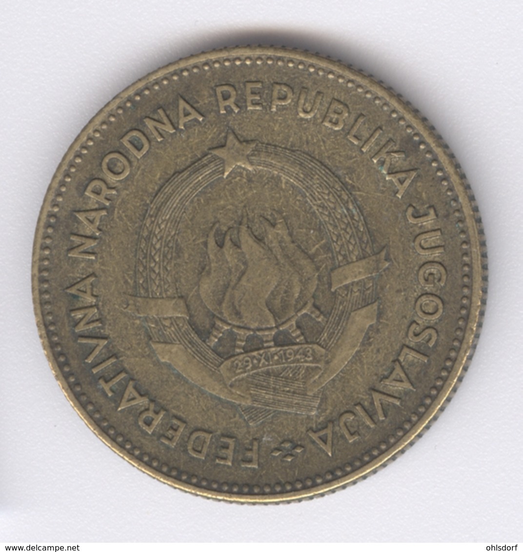 YUGOSLAVIA 1955: 50 Dinara, KM 35 - Yugoslavia