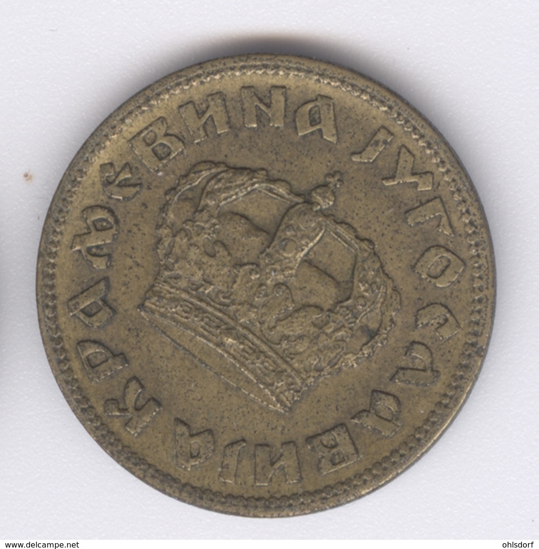 YUGOSLAVIA 1938: 2 Dinara, KM 20 - Yugoslavia