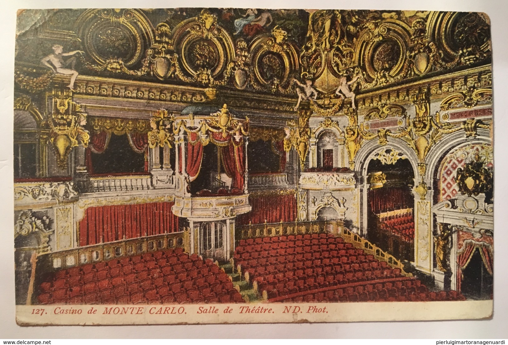 V 10834 Monaco - Montecarlo - La Sala Del Teatro - Monte-Carlo