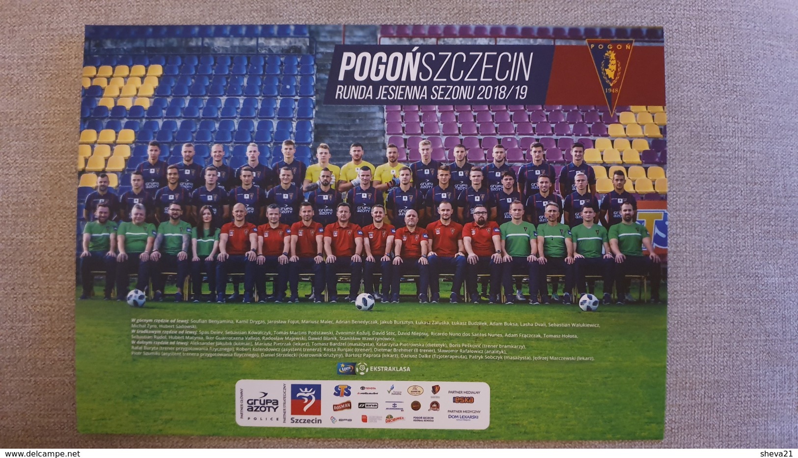 Pogon Szczecin Postcard - Soccer