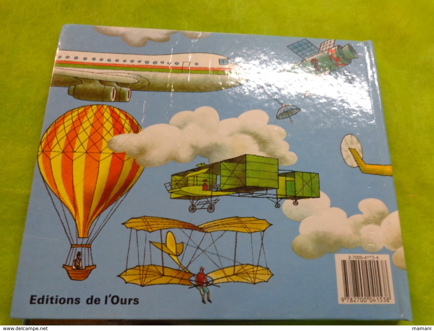 livre anime -les avions -editions de l'ours