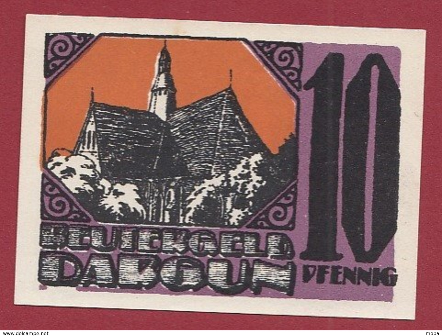 Allemagne 1 Notgeld 10 Pfenning Stadt Dargun (Série Complète)   Dans L 'état Lot N °5130 - Collezioni