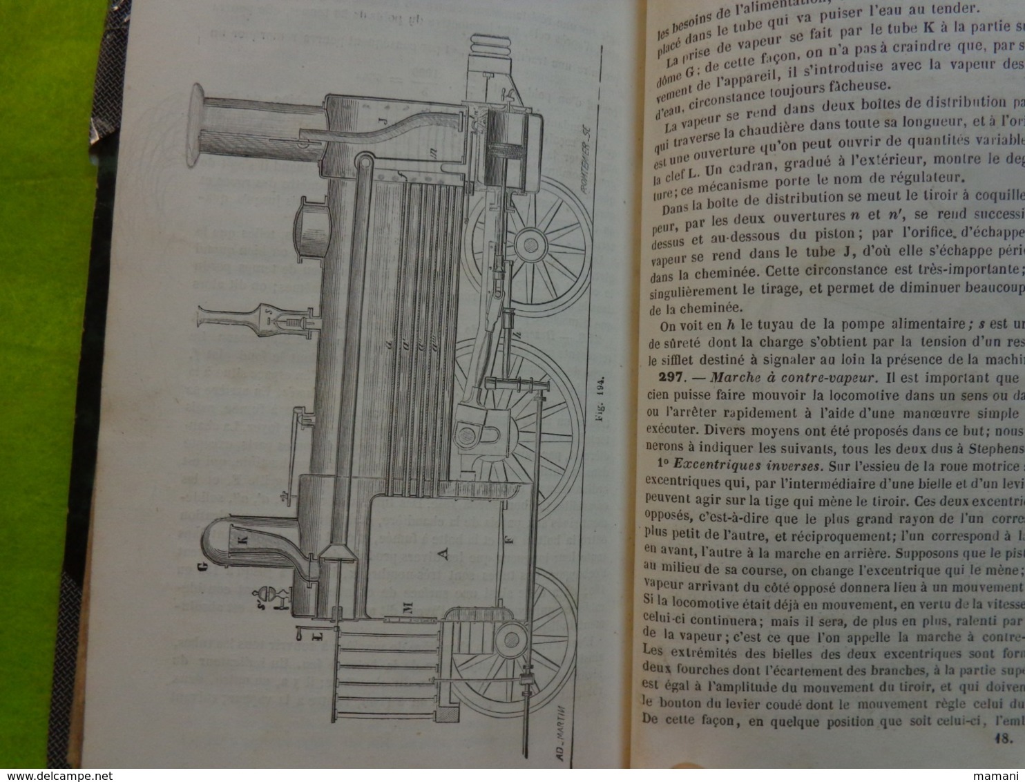 Cours De Mecanique Programme Bac Es-sciences 1857-privat Deschanel-paris Dezobry Etc...nombreuses Figures - 1801-1900