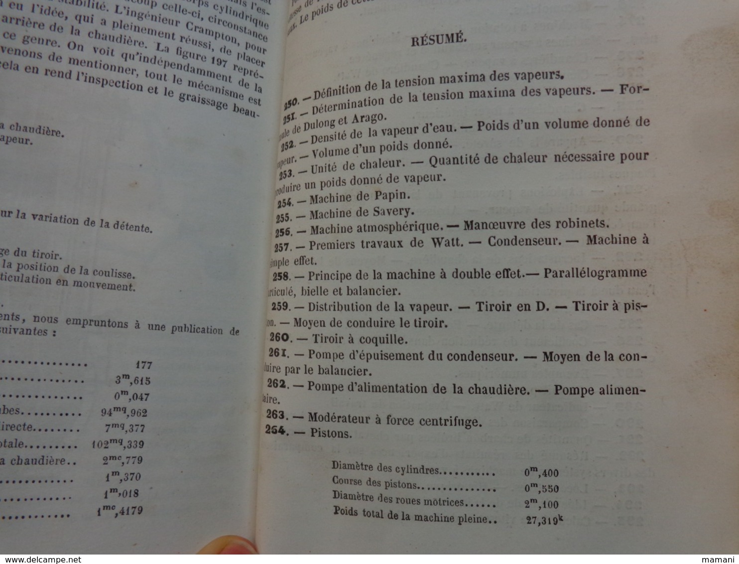 cours de mecanique programme bac es-sciences 1857-privat deschanel-paris dezobry etc...nombreuses figures