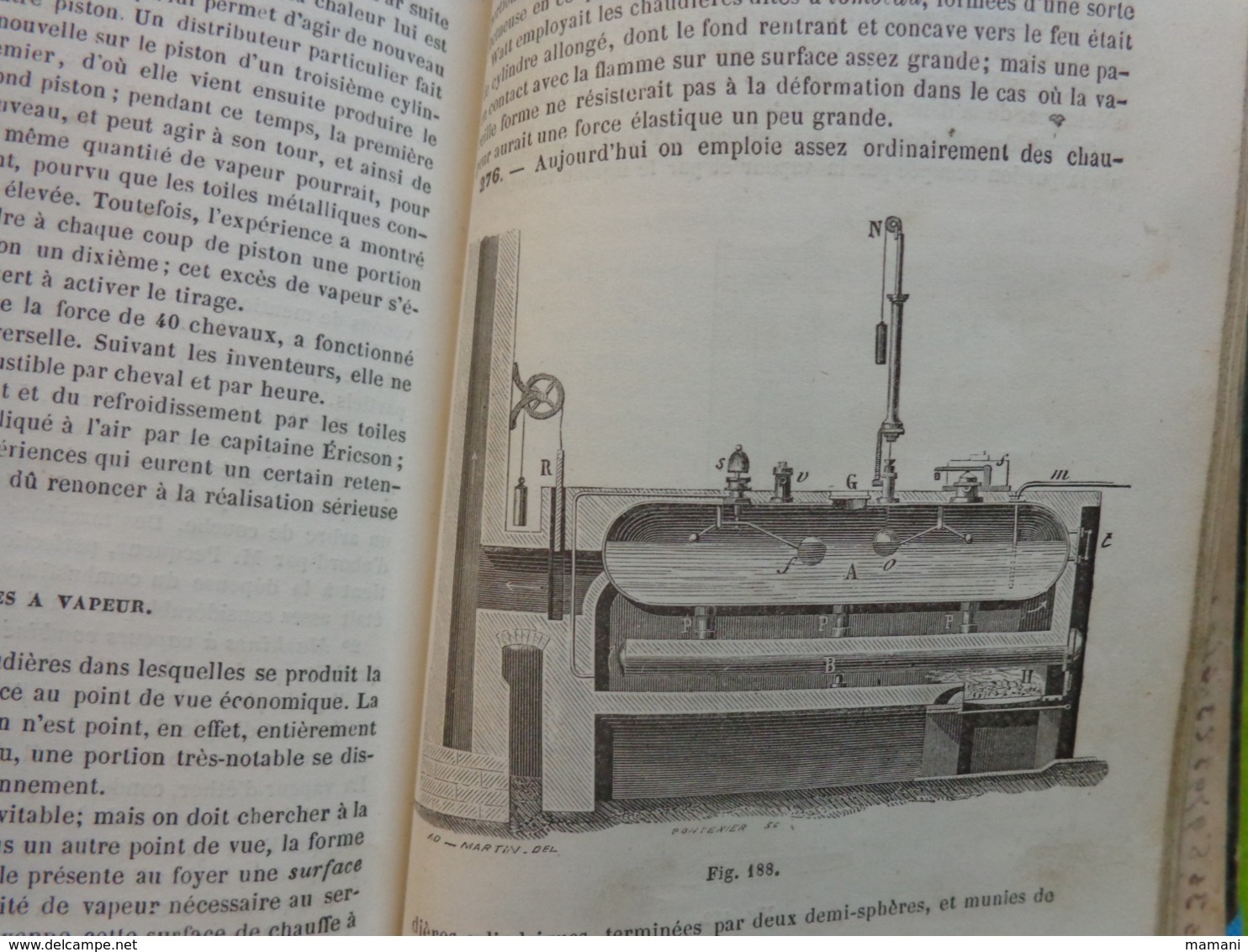 cours de mecanique programme bac es-sciences 1857-privat deschanel-paris dezobry etc...nombreuses figures