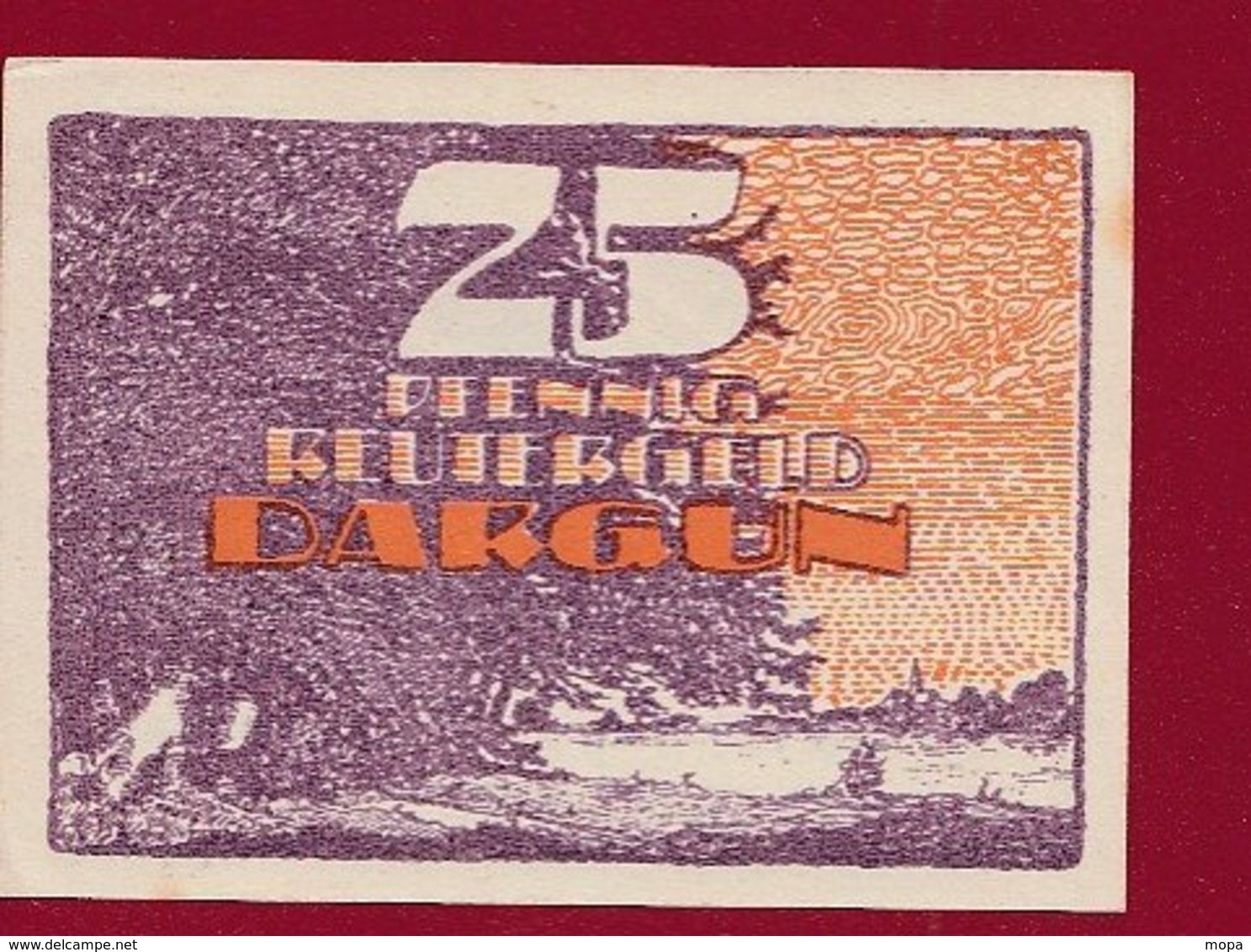 Allemagne 1 Notgeld 25 Pfenning Stadt Dargun (Série Complète)   Dans L 'état Lot N °5131 - Collections