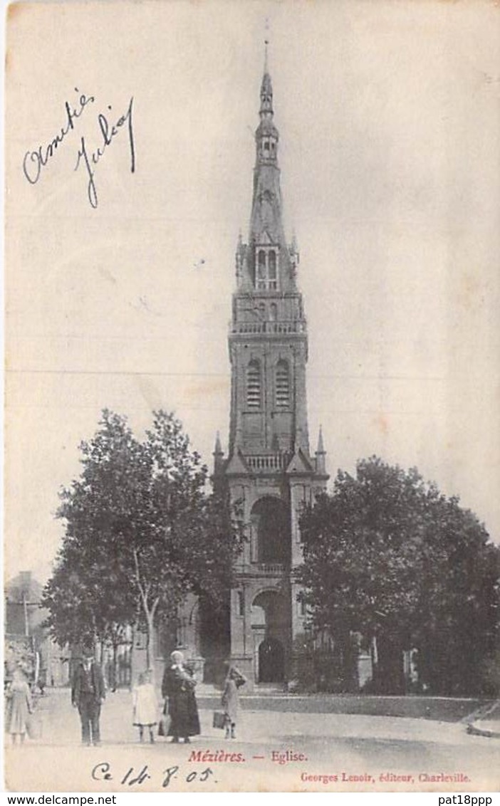 08 - MEZIERES ( Cahrleville Mezieres ) L'Eglise - CPA Précurseur - Ardennes - Other & Unclassified