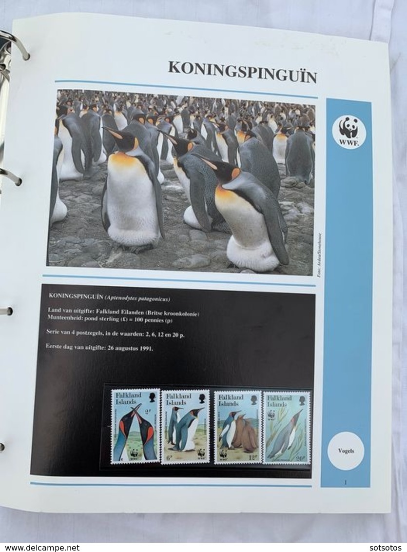 WWF 2 Luxury Albums And Slipcases With Series And FDCs Of Endangered Species MNH (Mint Never Hinged) - Verzamelingen & Reeksen