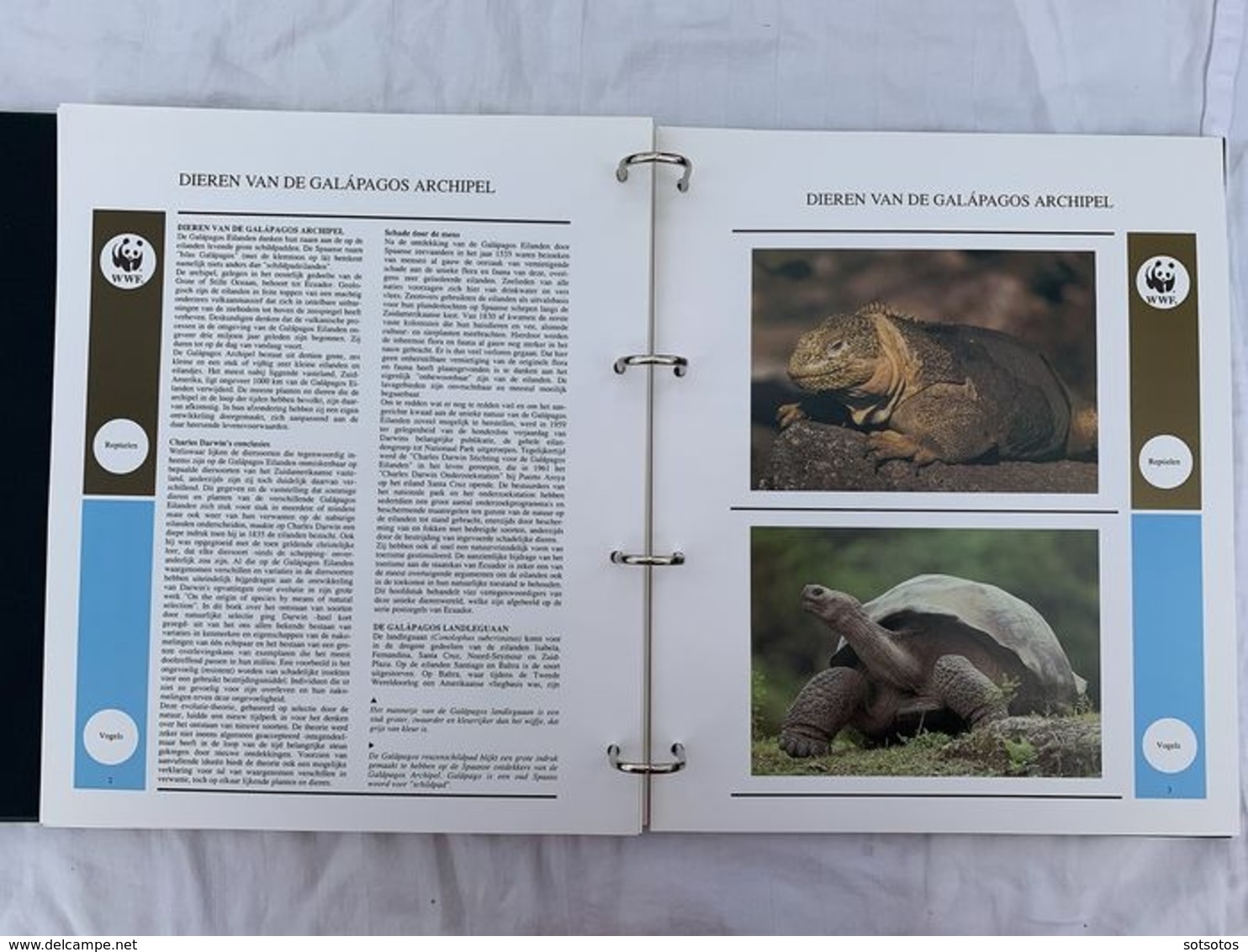 WWF 2 Luxury albums and slipcases with series and FDCs of Endangered Species MNH (Mint never hinged)