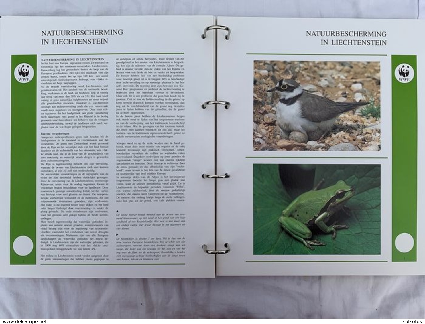 WWF 2 Luxury albums and slipcases with series and FDCs of Endangered Species MNH (Mint never hinged)