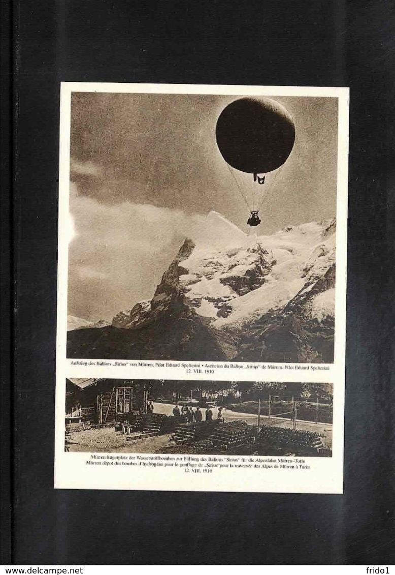 Switzerland / Schweiz 2001 Ballonpost - Lettres & Documents