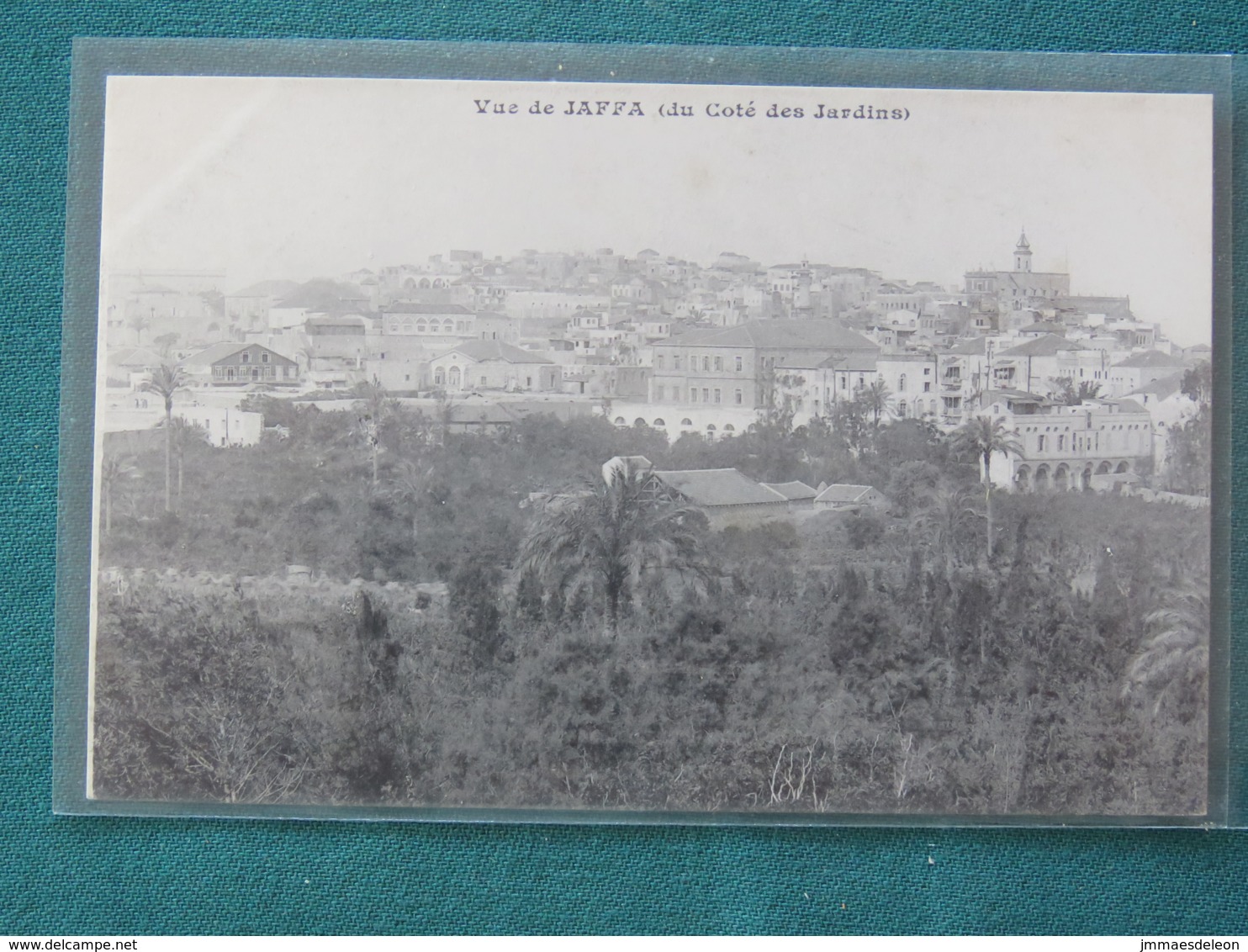 French Levant Palestine (Israel) 1902 - 1920 Unused Postcard "Jaffa" - Messageries Maritimes - Palestina