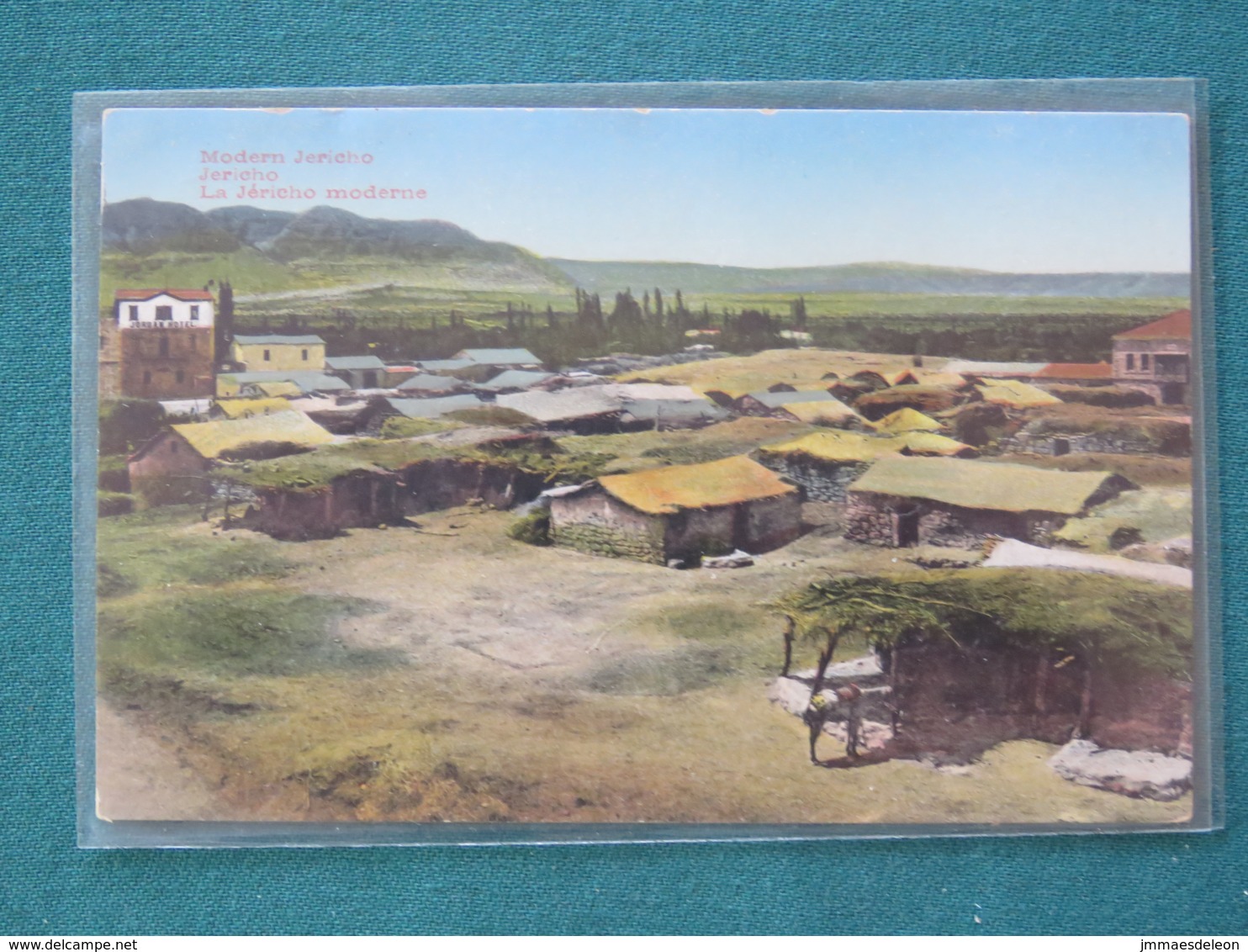 Palestine (Israel) 1920 - 1948 Unused Postcard "Jericho" - Palestina