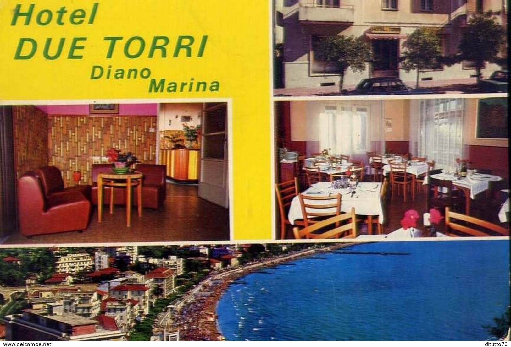 Diano Marina - Hotel Due Torri - Formato Grande Non Viaggiata – E 14 - Imperia