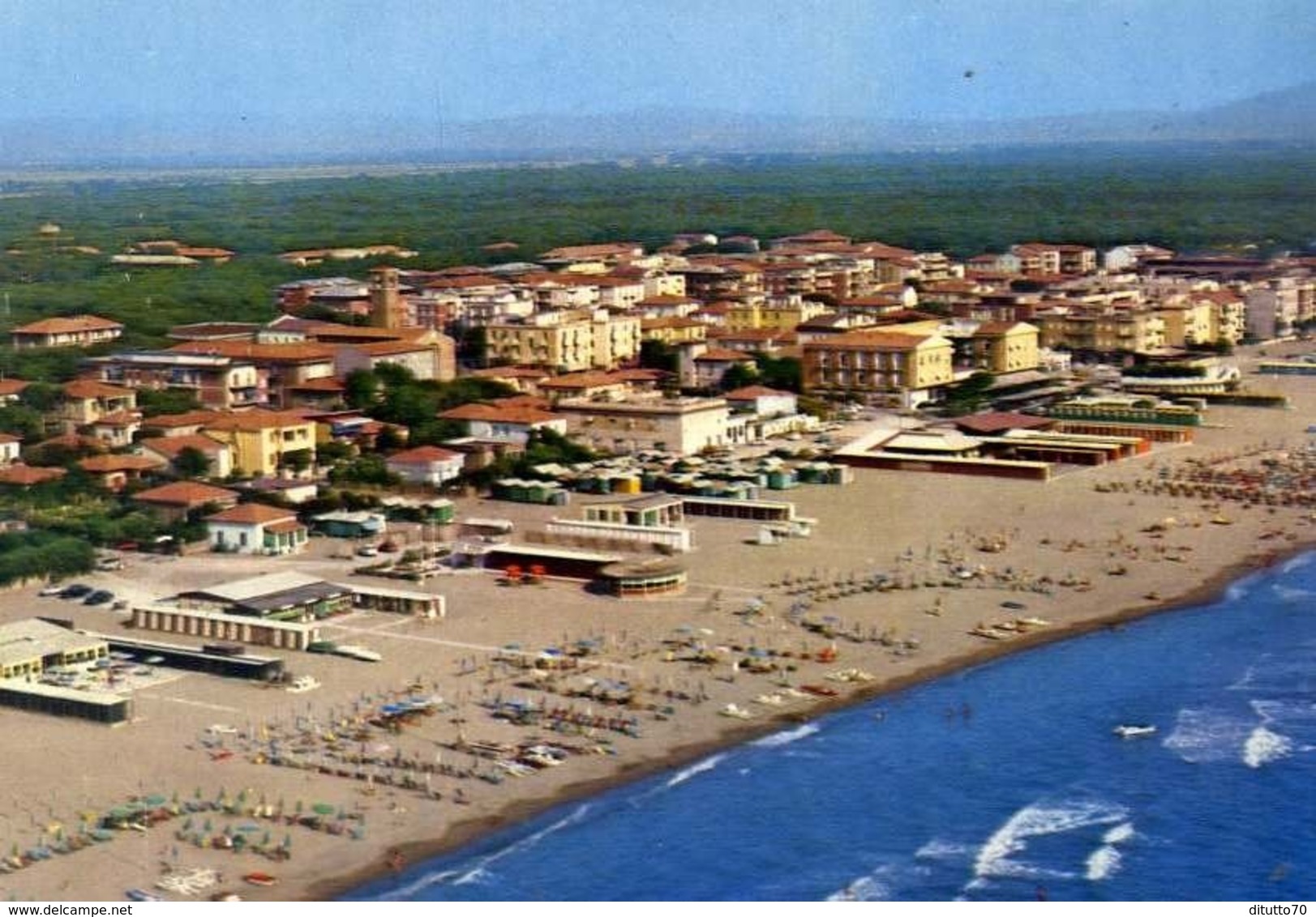 Marina Di Grosseto - Veduta Aerea - 102 - Formato Grande Non Viaggiata – E 14 - Grosseto