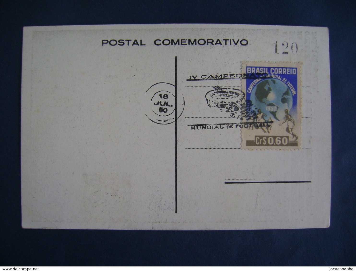 BRAZIL - POST CARD IN WHITE COLOR, SOME PLAYERS OF THE III CUP OF THE 1938 SOCCER WORLD IN FRANCE IN THE STATE - Football