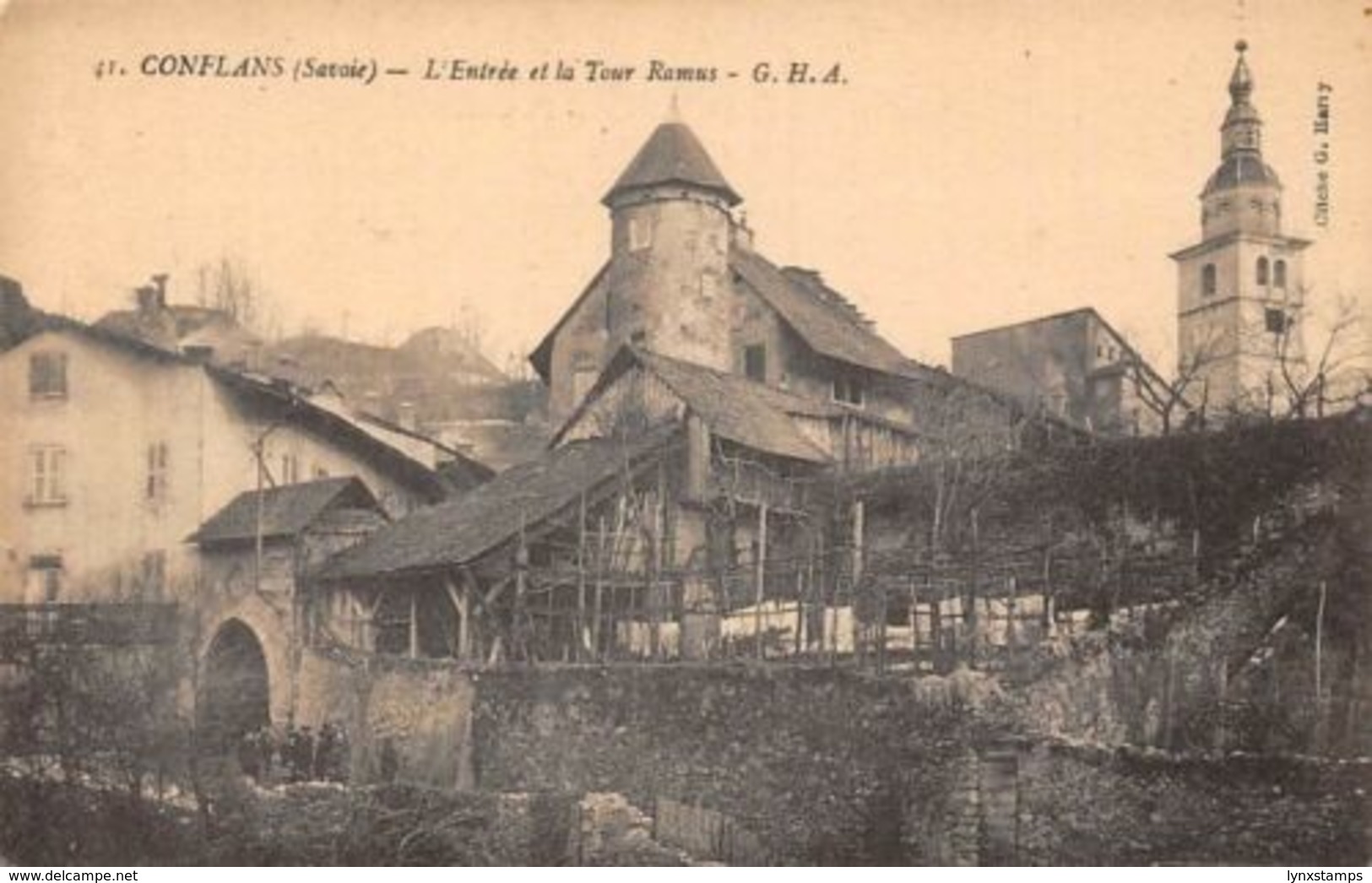 France Conflans (Savoie) L'Entree Et La Tour Ramus - Sonstige & Ohne Zuordnung