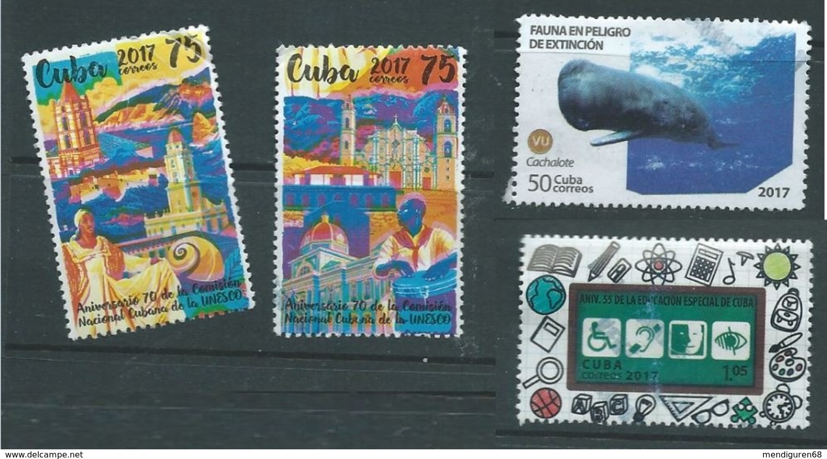 CUBA 2017 SET OF 4V. USED - Used Stamps