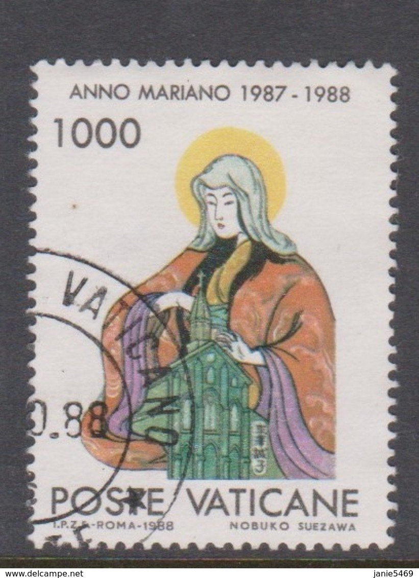 Vatican City S 848 1988 Marian Year. 1000 Lire Used - Oblitérés