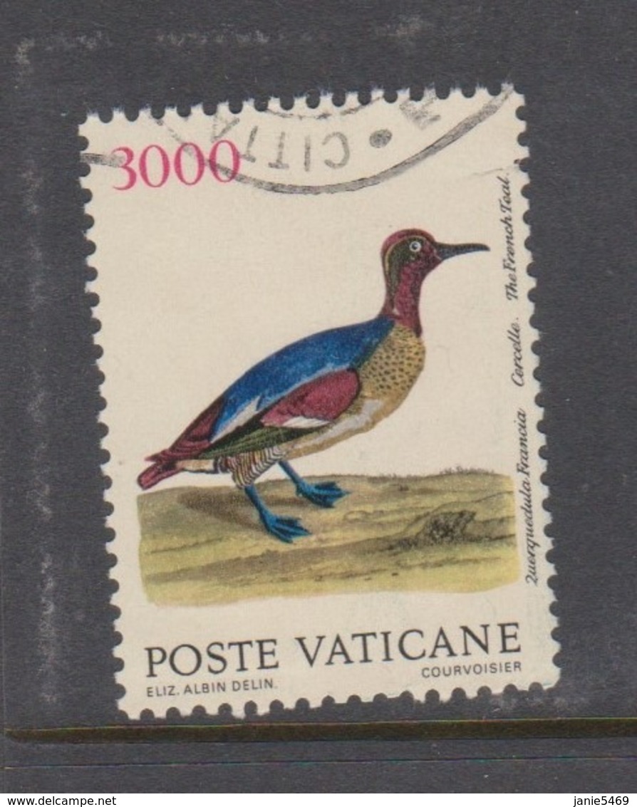 Vatican City S 875 1989 Birds. 3000 Lire Used - Used Stamps