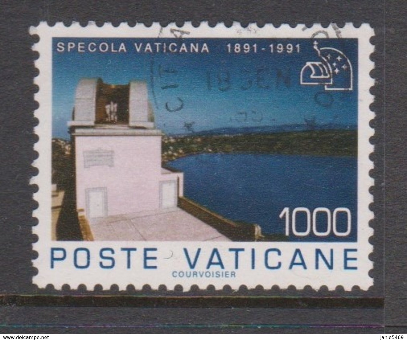 Vatican City S 925 1991 Specola Vaticana Centenary. Lire 1000, Used - Used Stamps