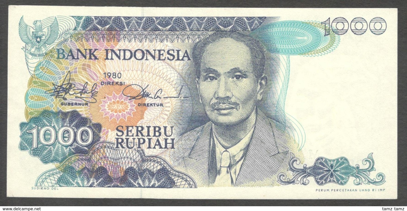 Indonesia 1000 1,000 Rupiah 1980 UNC - Indonesia