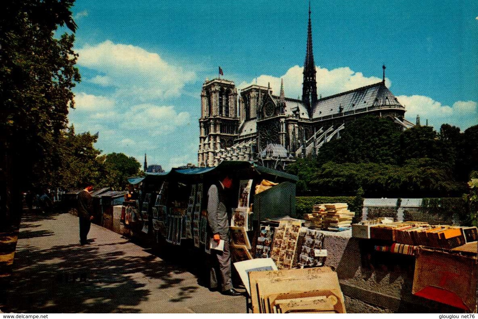 75-PARIS...NOTRE DAME DE PARIS...CPSM GRAND FORMAT ANIMEE - Notre Dame De Paris