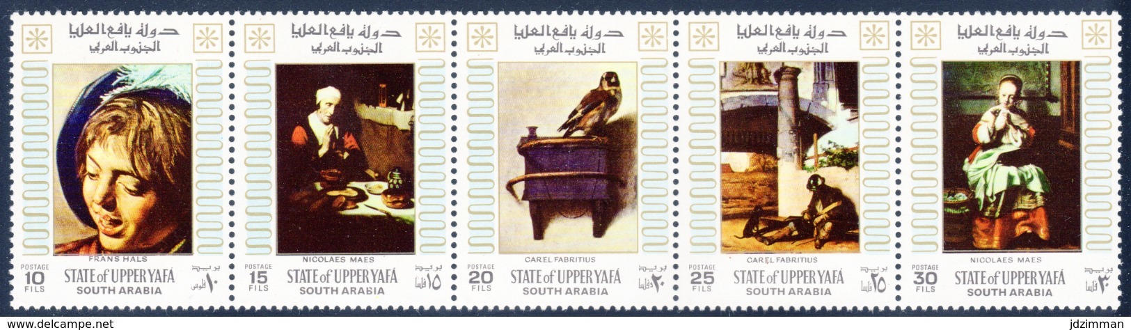 Aden: Upper Yafa, Michel No. 33-42, Issued 1967, MNH, Cat. 6.00 € - Yemen