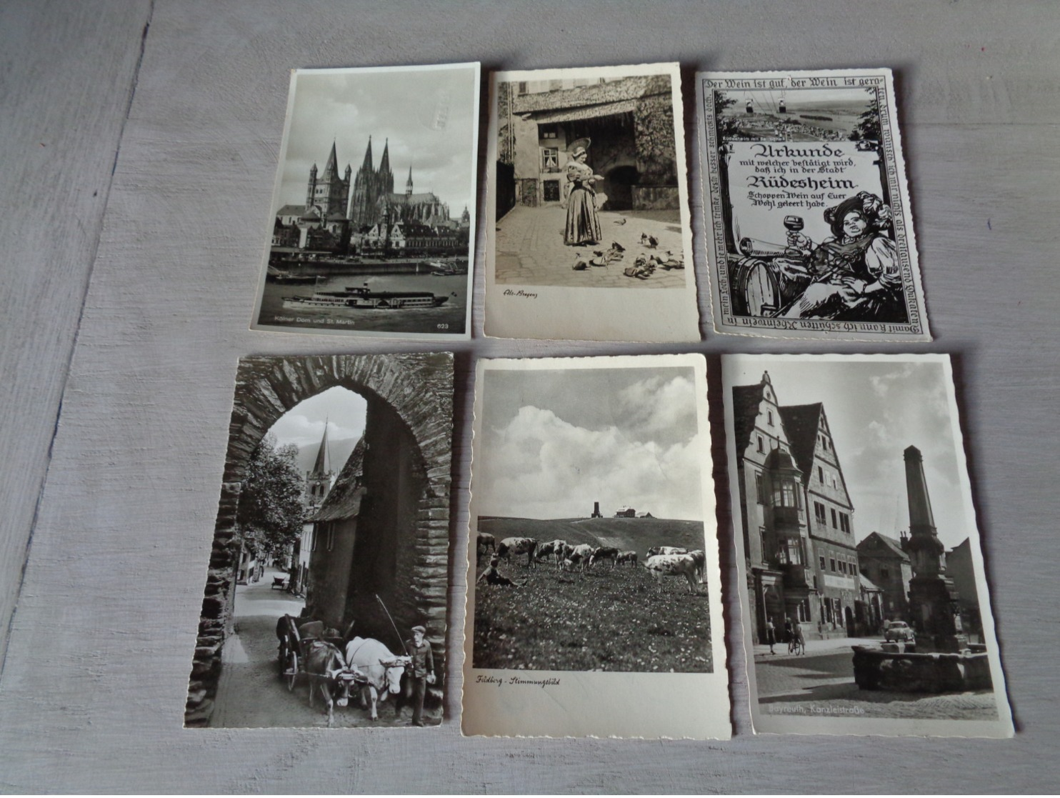 Beau lot de 60 cartes postales d' Allemagne Deutschland CPSM petit format    Mooi lot van 60 postkaarten van Duitsland