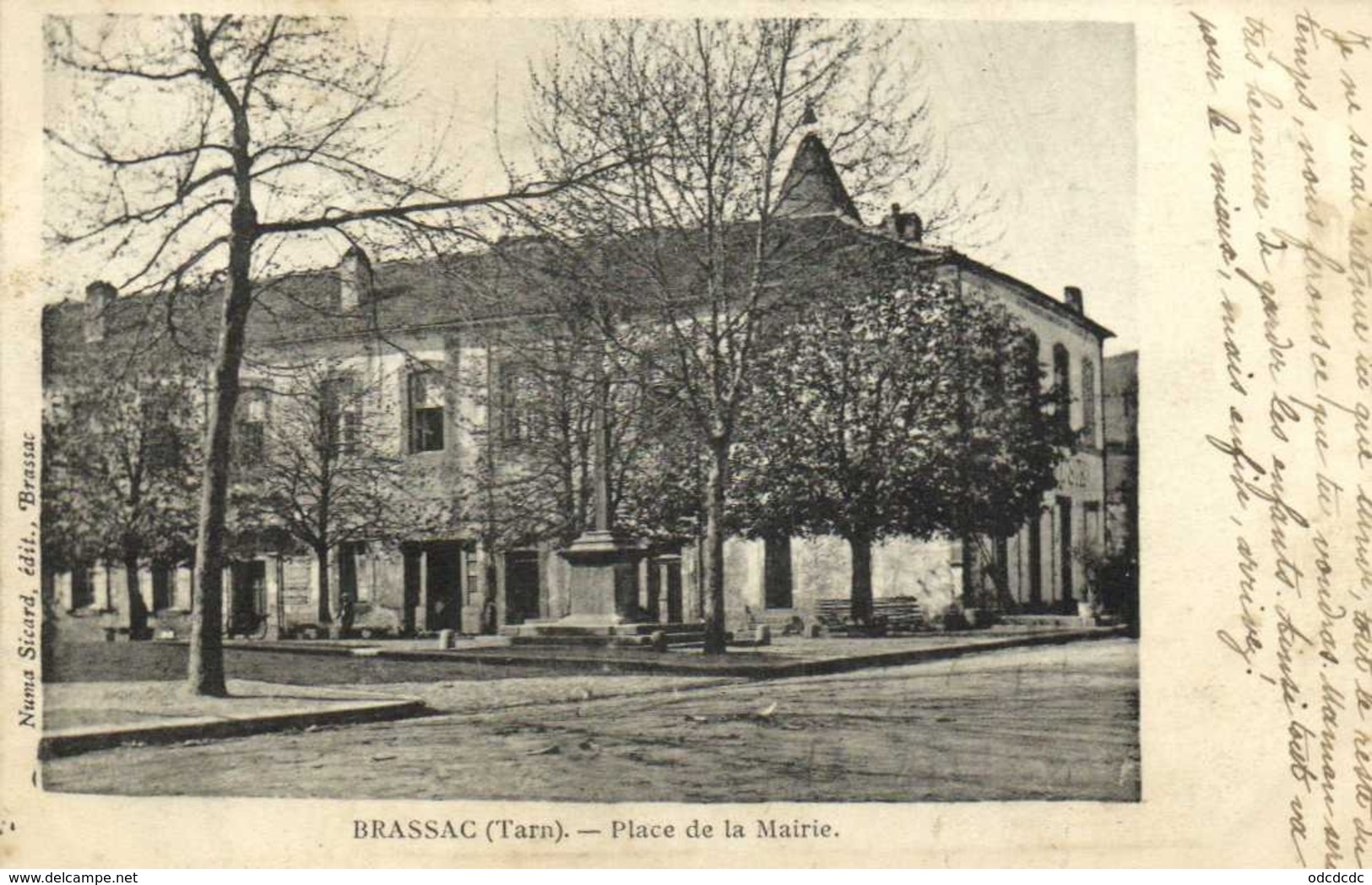 BRASSAC ( Tarn ) Place De La Mairie RV - Brassac