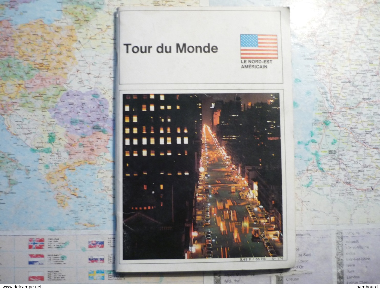Tour Du Monde Association Française De Géographie Le Nord-Est Américain N°174 18 Mars 1974 - Géographie