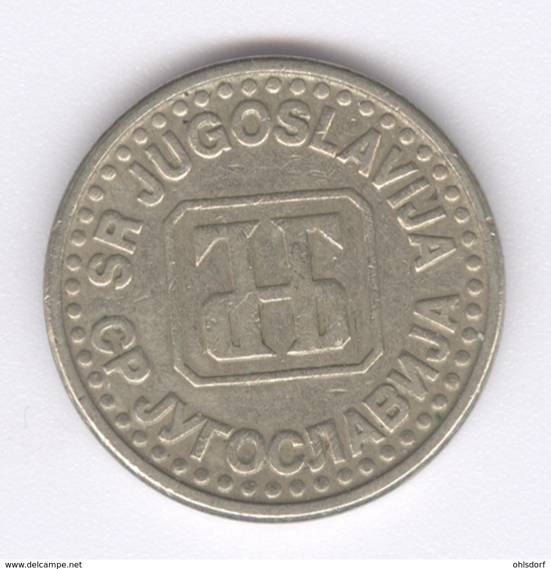 YUGOSLAVIA 1994: 50 Para, KM 163 - Yugoslavia