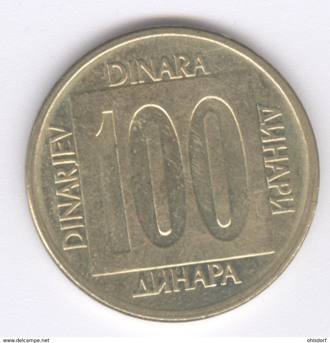 YUGOSLAVIA 1989: 100 Dinara, KM 134 - Yugoslavia