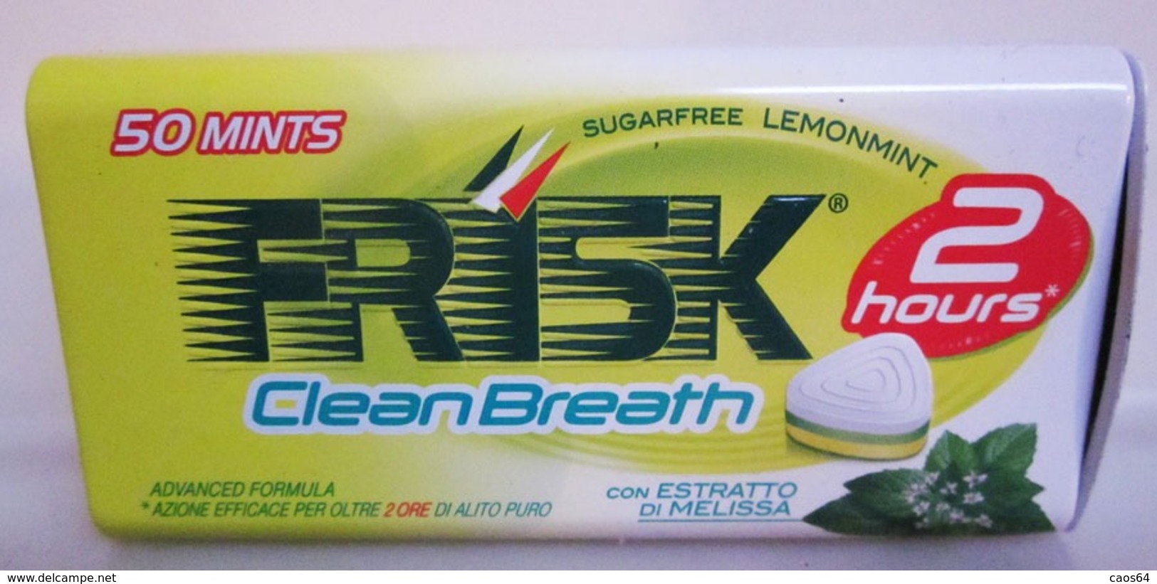 FRISK CLEAN BREATH LEMONMINT 50 MINTS METAL SCATOLA - Boîtes