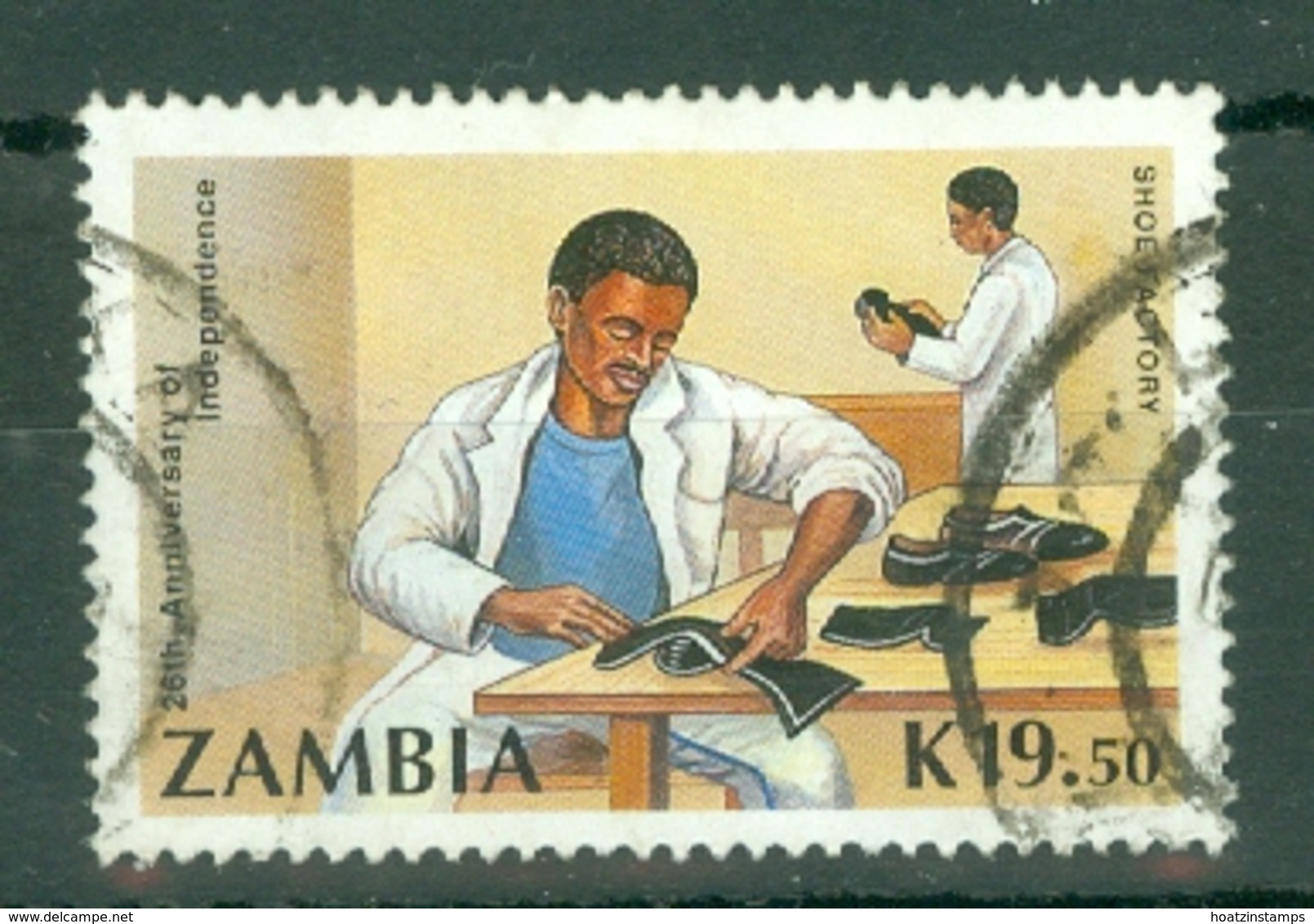 Zambia: 1990   26th Anniv Of Independence    SG622   K19.50     Used - Zambia (1965-...)