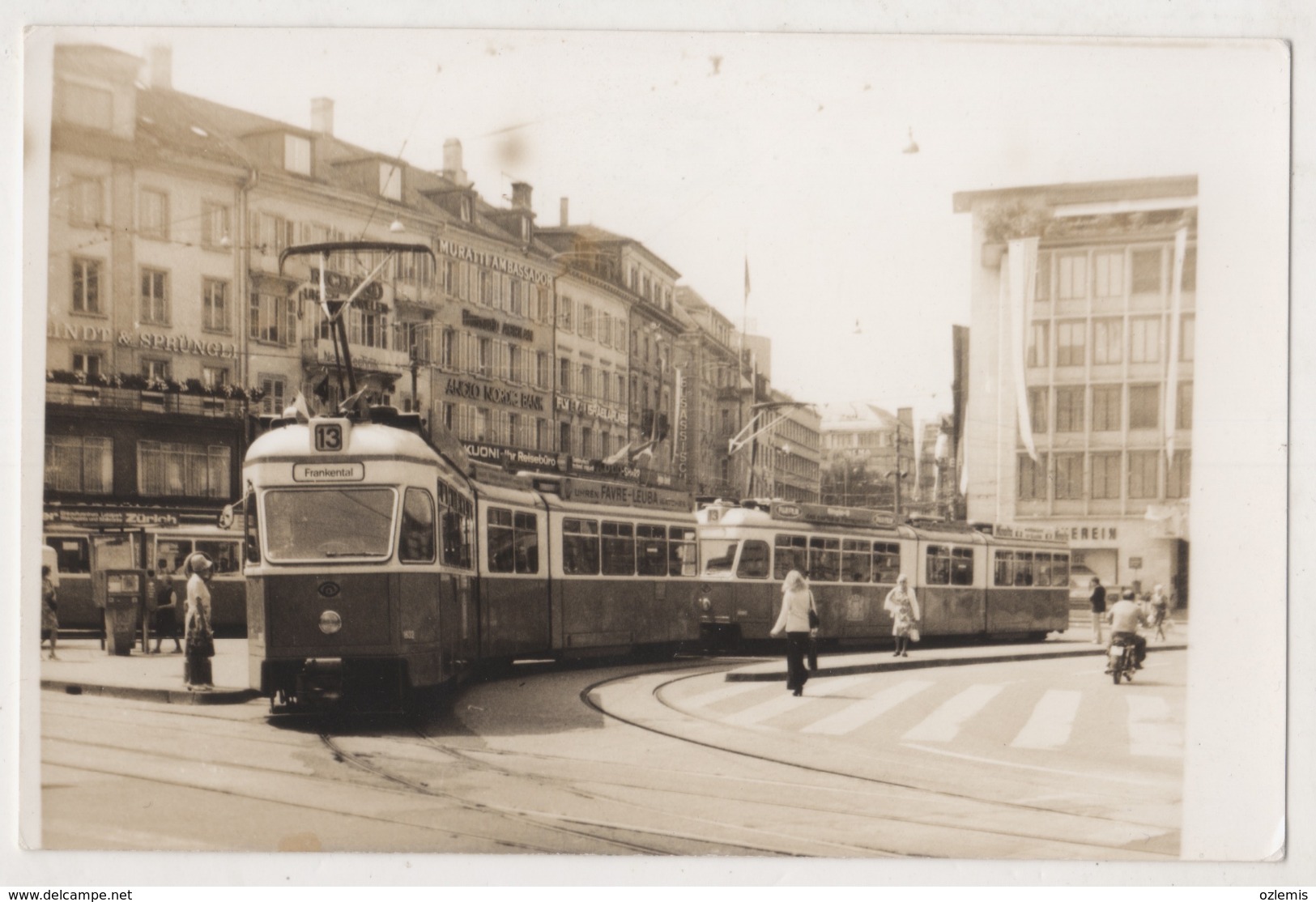 FRANKENTHAL  TRAM  OLD ORIGINAL PHOTOCARD - Frankenthal