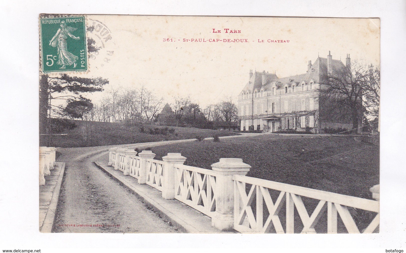 CPA DPT 81 ST PAUL CAP DE JOUX, LE CHATEAU En 1908! - Saint Paul Cap De Joux